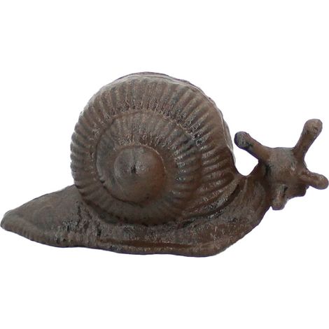 Schneckenfigur aus Gusseisen für rustikale Dekoration
