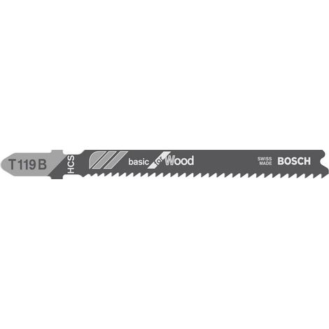 BOSCH STICHSÄGEBLÄTTER 5 Stück T119B HOLZ