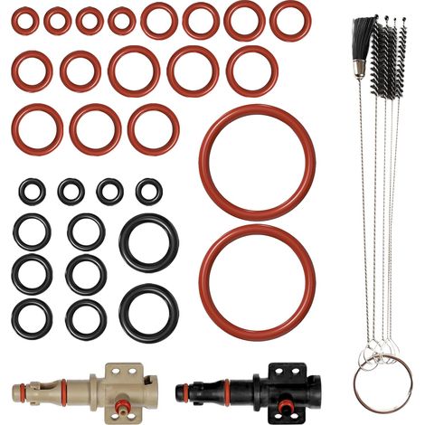 35 Pièces Joints Toriques, Joints d'étanchéité Silicone Pour Machine à Café Automatique, Kits Nettoyage pour Valve Vapeur, Groupe Infusion, Débit (1/5)