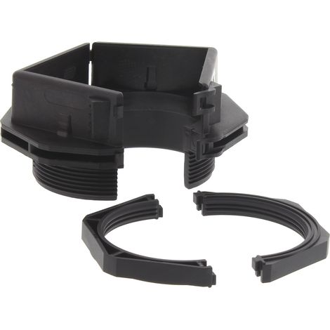 Kit de presse-étoupe RS PRO Noir M50 en Nylon 66 Sans halogène, Auto-extinguible IP66