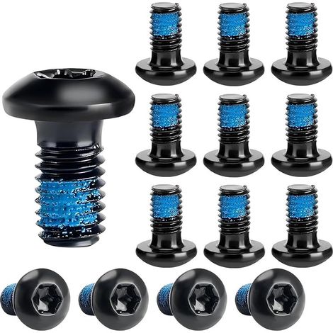 Lot de 20 Vis de Rotor de Vélo, M5x10mm Vis de Frein à Disque de Vélo, T25 Boulons de Frein à Disque, Pour Vélo de Route et VTT (1/5)