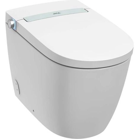 Jika Mila - Bidé electrónico con cerámica, desagüe vario, sin borde, SoftClose, blanco H8235230000001 (1/3)