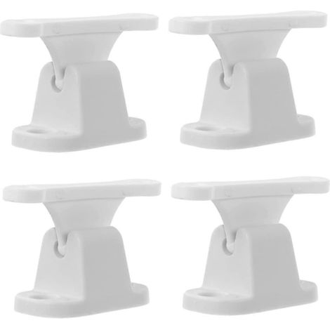 Kit de 4 butées de porte pour camping-car, fixation sécurisée sans perçage pour caravanes et armoires de camping-car. (1/5)