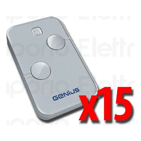 genius 15 télécommandes à 2 canaux 868mhz kilo n tx2 jlc 787034 15 (ex code 6100332) (1/2)
