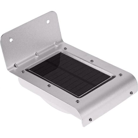 jojofuny Lot de 2 lampes solaires LED à détection de présence humaine pour escalier extérieur et jardin, applique murale solaire (1/4)