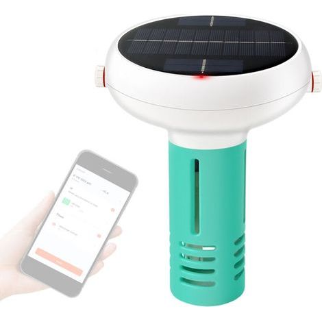Compteur de Chlore Intelligent 7 en 1 TDS PH ORP EC Total des Solides dissous salinité température CL testeur d'eau de Piscine, précis et Fiable (1/4)