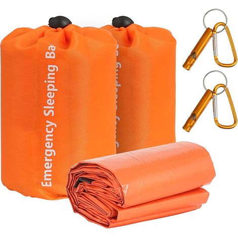 Sac De Survie D'Urgence - 7 Pièces X 3 Pièces - Imperméable Et Réfléchissant - Pour Activités Extérieures - 2 Pièces (1/5)