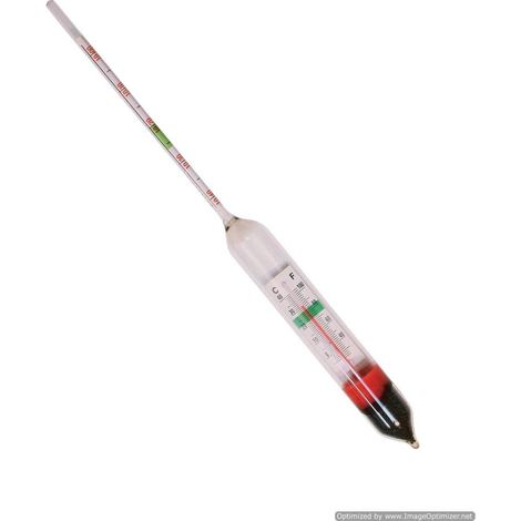 Hydromètre professionnel pour aquariums marins avec thermomètre