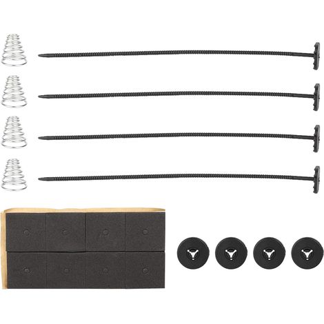GARRYFIZH Support universel durable en plastique pour ventilateur électrique, kit de montage de refroidissement, résistant à la chaleur pour voiture et camion