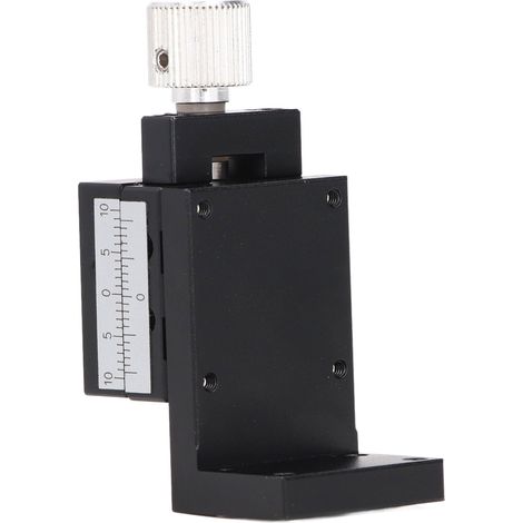 Table linéaire Z manuelle précise, vis de déplacement pour axe Z, plateforme coulissante avec échelle, déplacement 25x25mm (1/5)