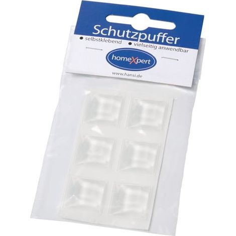 Schutzpuffer Clear 20,5mm Ku.transp.Quadrat selbstkl. (1/2)
