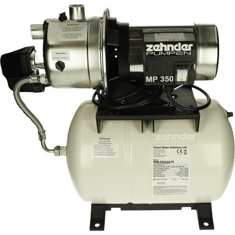 Zehnder distributeur d'eau HMP-P 350 pompe centrifuge à plusieurs niveaux 20l