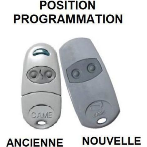 Télécommande - CAME - TOP432EE - 2 Canaux - Fréquence 433.92 Mhz - Piles Fournies (1/3)