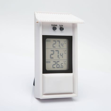 Thermomètre numérique à minimum et maximum - Surveillez les températures maximales et minimales avec ce thermomètre 8313.2cm (1/4)
