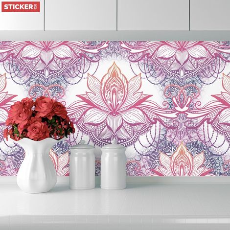 Crédence à coller Mandala 300 x 40 cm (1/5)