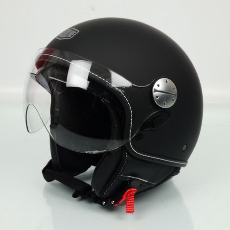 Casque jet Gasoline S783 noir mat avec écran Taille M 57cm pour (1/5)