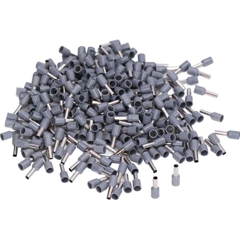 1000 Stück isolierte Aderendhülsen-Crimpklemmen für elektrische Leitungen, 12 AWG, Kabelendverbinder-Set E4009 (1/5)