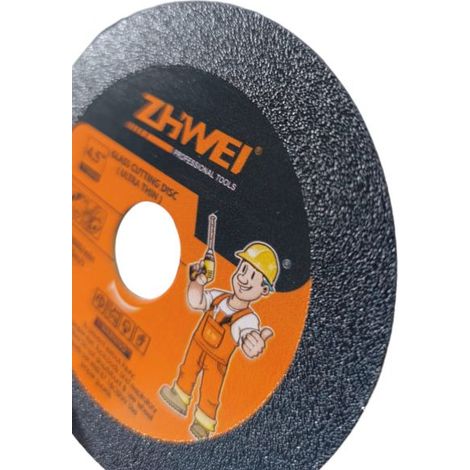 Disco Diamantato Da Taglio Vetro 115 mm Per Smerigliatrice Angolare Foro 22.2 mm art.07633