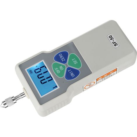 SF-50 Testeur de force portable de poussée et de traction, dynamomètre numérique 50 N / 5 kg / 11 lb, 100-240 V (prise UE) (1/5)