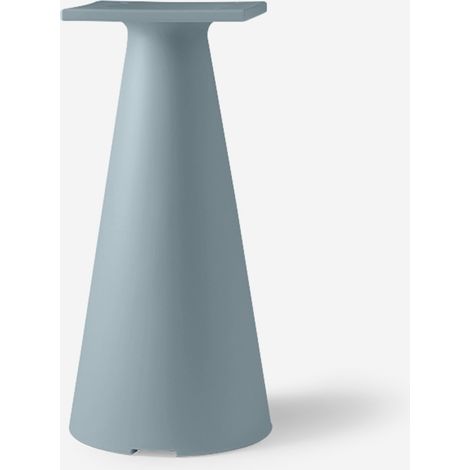 Gamba tavolino in polietilene design contract Tiffany 72 cm - Blu