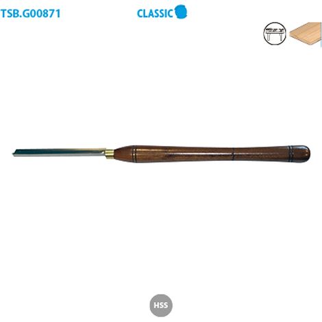 Leman – Gouge à bois dégrossir 19 mm HSS – Pour bois dur – Coupe nette sans éclat – Outil professionnel (1/3)