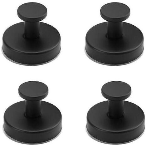4-teiliges Set Metall-Saugnapfhaken, leistungsstarker wasserdichter Saughaken für das Badezimmer Wandmontierter Handtuchhalter aus Edelstahl. (1/5)