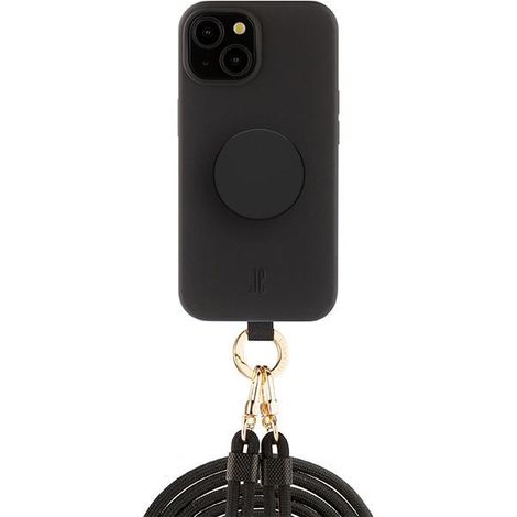 iPhone 15 Hülle Just Elegance PopGrip Schwarz (1/5)