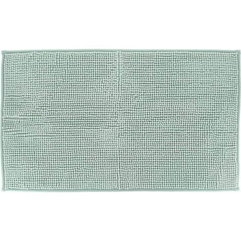 Palline di tappeto in microfibra tinta unita 45x75 cm - verde mandorla - Tendance