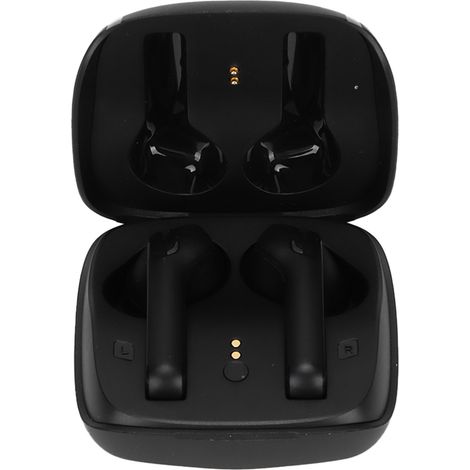 Casque Bluetooth G01 avec compartiment de chargement, version Bluetooth 5.0, double appel sans fil, noir (1/5)