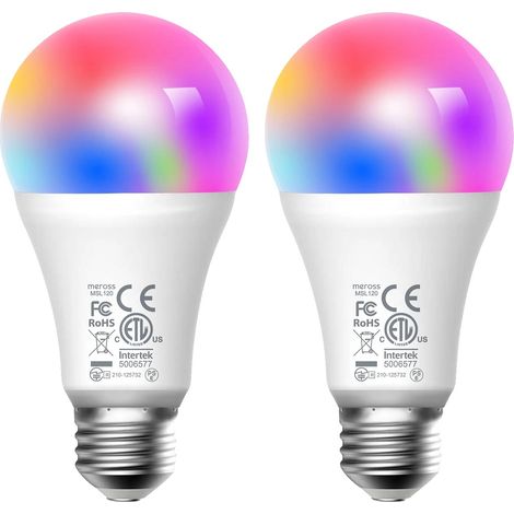 Intelligente LED-Lampe, WLAN-fähig, dimmbar, E27 Basis 2UNIT, Ja, 9w (1/2)