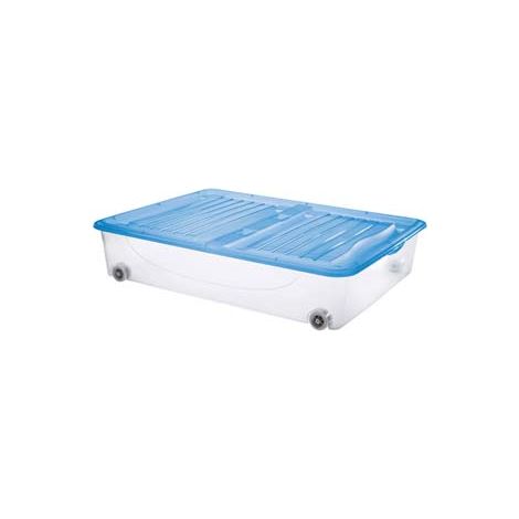 CONTENITORE DODO'S STOCKBOX CON COPERCHIO E RUOTE  cm.79x59x17,3h. lt.56    TONTARELLI
