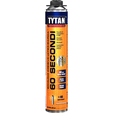 Tytan Schiuma 60 Secondi Pistola 750 ml giallo (1/3)