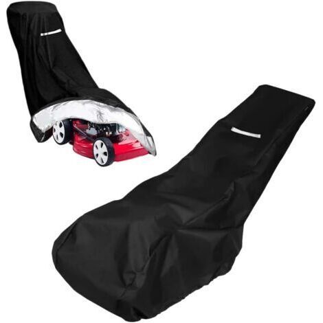 Housse de Tondeuse en Polyester 210d,Housse pour tondeuse à gazon,Protection pour tondeuse à gazon,Housse Protection Tondeuse,Avec Sac de Rangement a Cordon,Anti-UV,Anti-poussière(195 x 108 x 66cm)