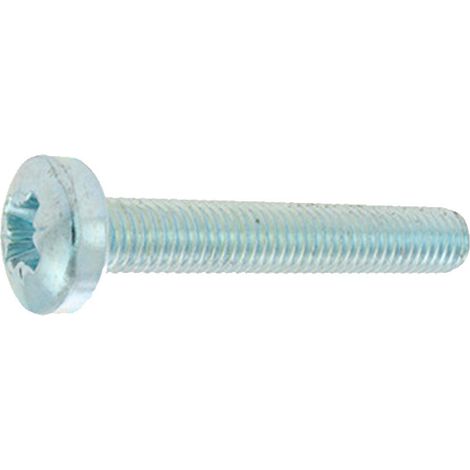 Vis à métaux 8x30mm cylindrique bombée zingué  Viswood