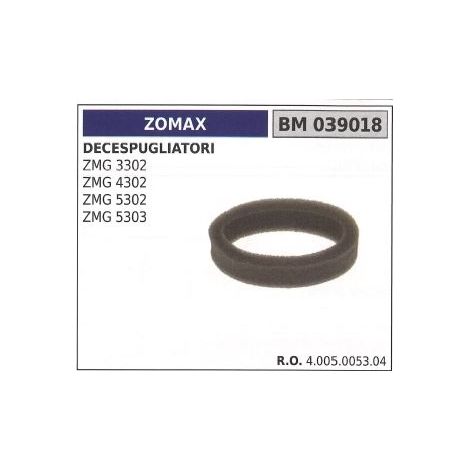 Filtro aria ZOMAX per decespugliatore ZMG 3302 4302 5302 5303 039018