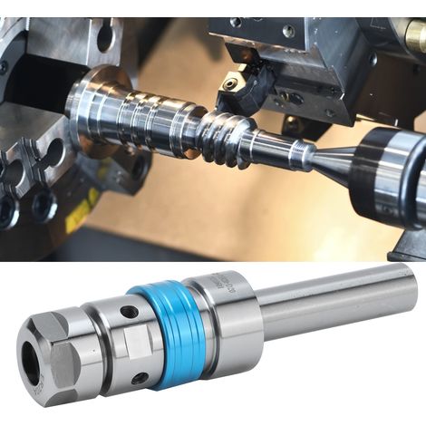 Porte-outil de taraudage télescopique à tige droite ER pour tour CNC, outil de taraudage flottant flexible à tige ronde GS-TER20A-D20 (1/5)