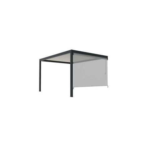 Store Latéral Non Guidé Anthracite 3m Pour Pergola S et SV ORIAL Adossée Made in France (1/5)
