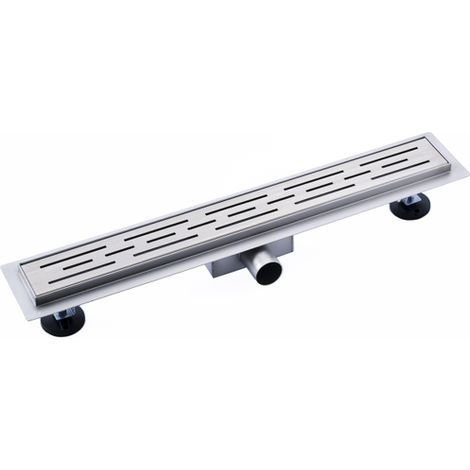 FugaFlow Eccelente Anta caniveau de douche 100cm - avec grille - avec bride de sol - Inox
