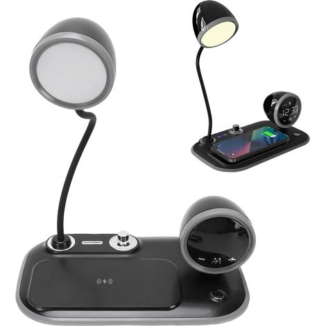 Fabater Lampe de Bureau avec Chargeur sans Fil, Petite Table à (1/5)