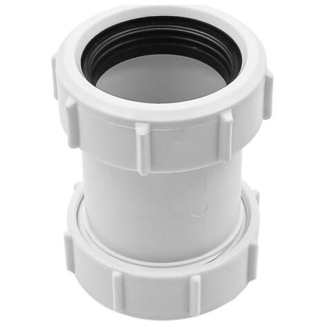 Tuyau d'évacuation Raccord de 1/2 Compression, connecteur de Tuyau Droit 40mm Compression adapté au Menuisier de Tuyau d'évacuation de Bain 1/2" (1/5)