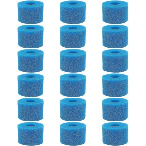【BEMS】18 washable and reusable foam filters compatible with Pure Spa, compatible with S1-B type spas.-AquaForge (1/5)