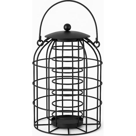 APEX Mangeoire à oiseaux avec protection anti-écureuils de 24 cm, adaptée aux oiseaux sauvages de jardin. (1/4)