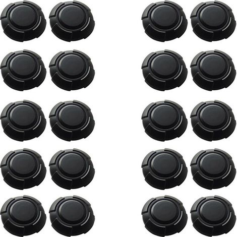 20 copri serrature per portiere auto, decorativi, realizzati in ABS stampato, compatibili con i modelli Jimny 2019, 2020 e 2021.