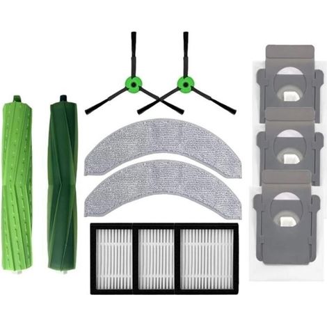 Accessori per l'aspirapolvere robot iRobot Roomba Combo 10 Max: filtro HEPA, panno per la pulizia, sacchetto raccoglipolvere, pezzi di ricambio