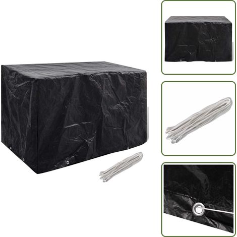 Housse de salon de jardin 8 œillets 140 x 70 x 90 cm - Housses De Meubles D'extérieur - Housse De Jardin - Housse De Table De Jardin - Housse De Banc De Jardin - Protection De Meubles De Jardin (1/5)