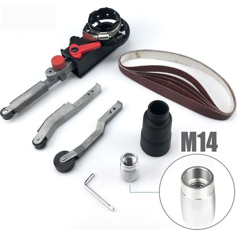 Accessoires pour meuleuse d'angle et ponceuse à bande, ponceuse à bande 14 mm (1/5)
