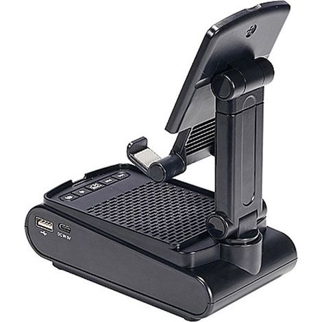 Support de téléphone pliable rotatif à 360° avec haut-parleur compatible Bluetooth (1/5)