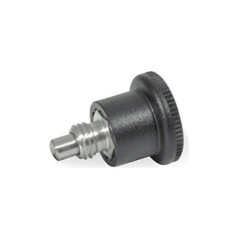Ganter Norme Elements Mini Grille - GN 822.7 Boulons Diametre : 5 mm fuhrung/RAST Stylet en acier inoxydable - Lot de 2, GN 822.7-5-M10X1-C