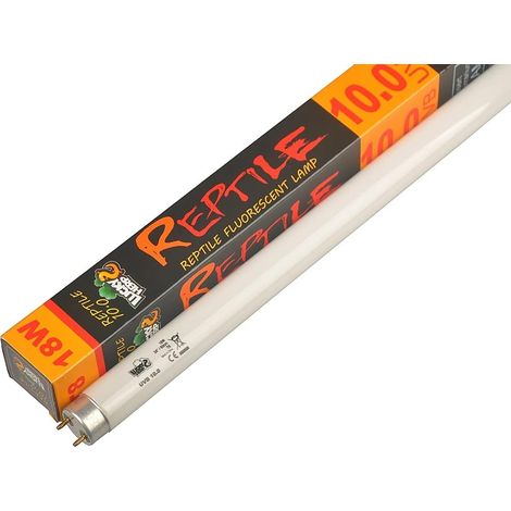 Tube T8 UVB 10.0 18W, Lampe pour Reptiles, Lézards et Tortues Terrestres, Néon de Terrarium (1/5)