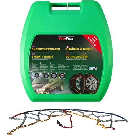 Cadenas de nieve para neumáticos 16 mm KB38 2 unidades ProPlus (1/5)